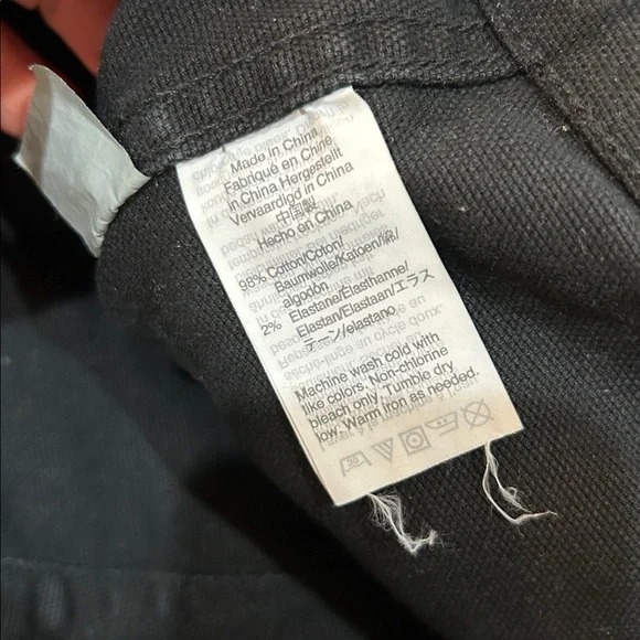 Madewell Emmett Wide-Leg Crop Pants Black 28 - Picture 10 of 10